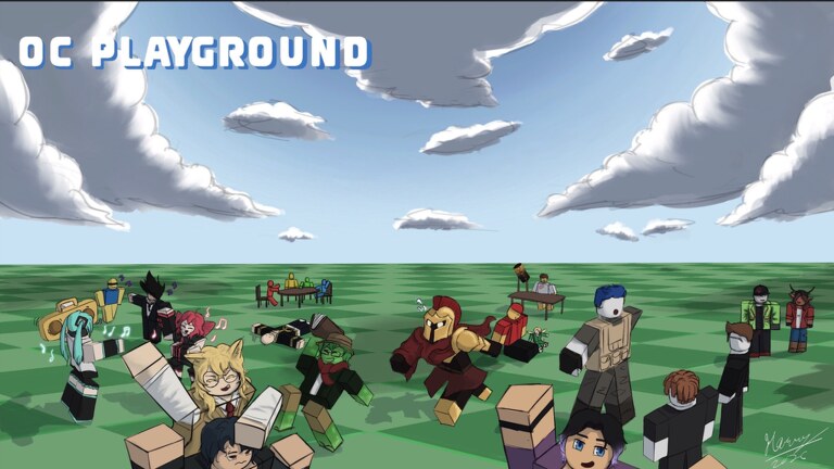 OC NPC Playground characters in the Roblox experience